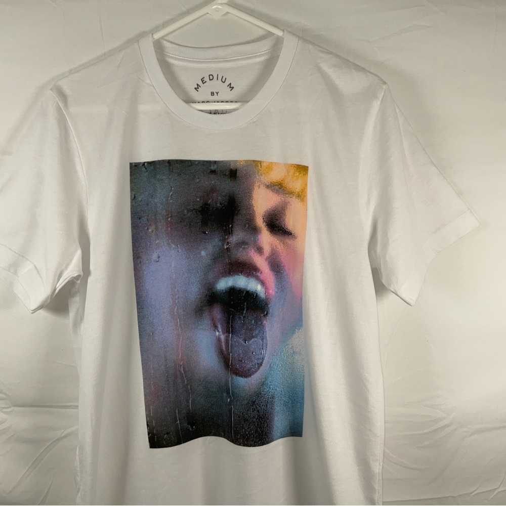 New Marc Jacobs Miley Cyrus Marilyn Minter Planned Parenthood T-Shirt Medium - Picture 2 of 5